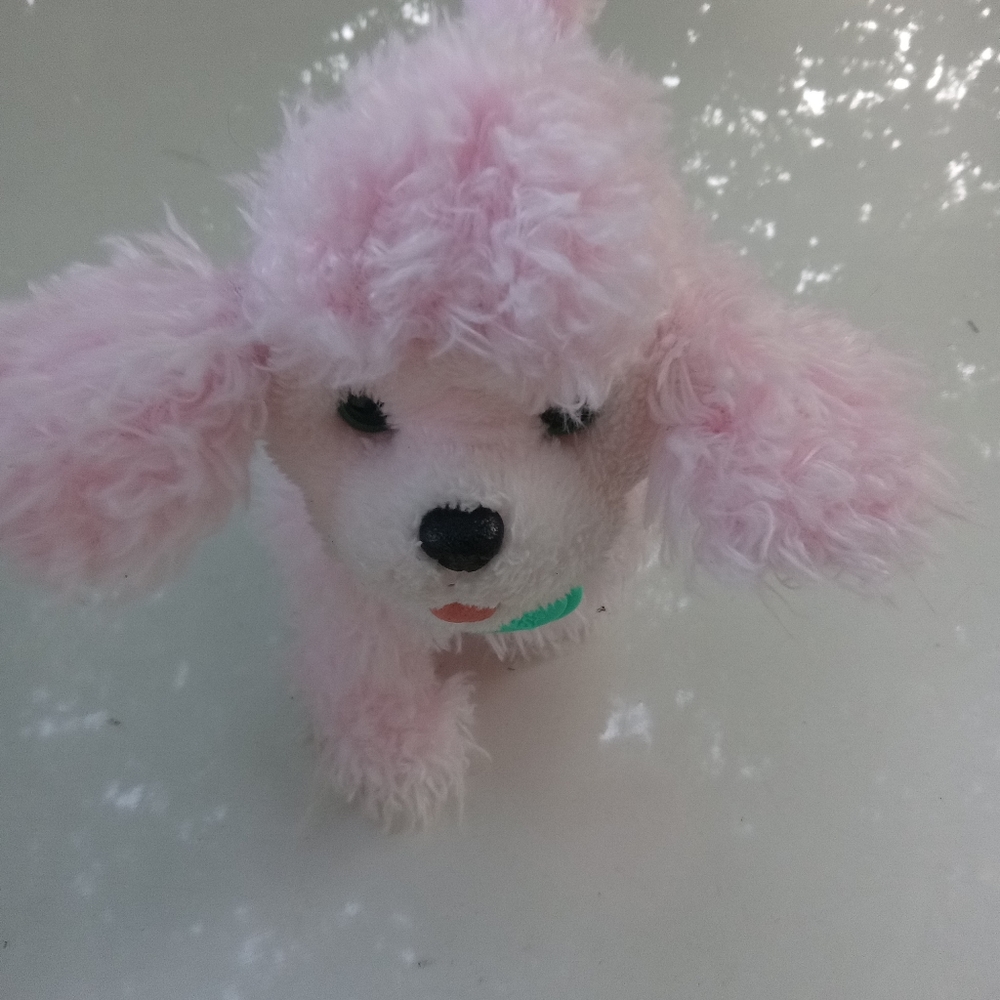 Fur Real Pink Poodle puppy Batery operates